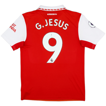 2022-23 Arsenal Home Shirt G.Jesus #9 - 5/10 - (S)