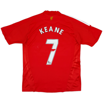 2008-10 Liverpool Home Shirt Keane #7 - 4/10 - (XL.Boys)