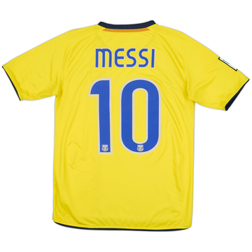 2008-10 Barcelona Away Shirt Messi #10 - 6/10 - (XL.Boys)