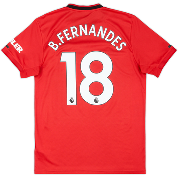 2019-20 Manchester United Home Shirt B.Fernandes #18 - 6/10 - (M)