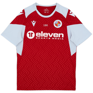 2020-21 Reading Player Issue Macron Training Shirt #186 - 8/10 - (M)