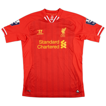 2013-14 Liverpool Match Issue Home Shirt #18