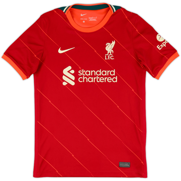 2021-22 Liverpool Home Shirt - 10/10 - (L.Boys)