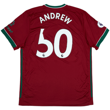 2020-21 Wolves Third Shirt Andrew #50 - 5/10 - (XL)