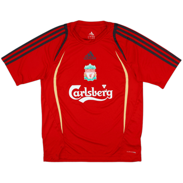 2009-10 Liverpool adidas Training Shirt - 8/10 - (S)