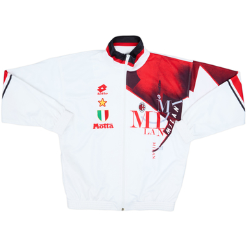 1993-94 AC Milan Lotto Track Jacket - 8/10 - (L)