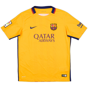 2015-16 Barcelona Away Shirt - 10/10 - (XL.Boys)