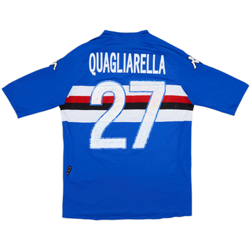 2006-07 Sampdoria Player Issue Home Shirt Quagliarella #27 - 5/10 - (L)