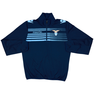 2012-13 Lazio Macron 1/4 Zip Drill Top - 9/10 - (M)
