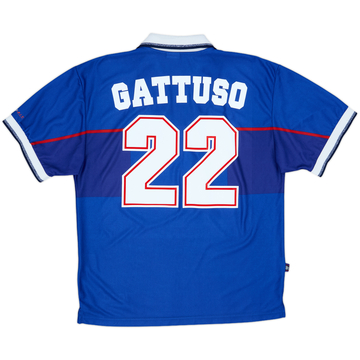 1997-99 Rangers Home Shirt Gattuso #22 - 8/10 - (L)