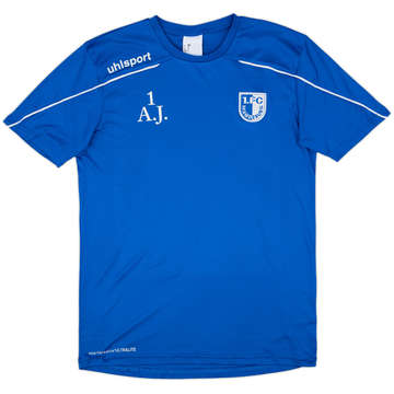 2016-17 Magdeburg Uhlsport Staff Issue Training Shirt 'A.J' - 9/10 - (M)