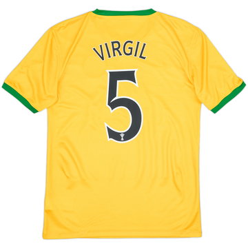 2013-14 Celtic Away Shirt Virgil #5 - 8/10 - (S)