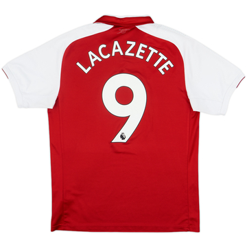 2017-18 Arsenal Home Shirt Lacazette #9 - 7/10 - (M)
