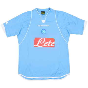 2007-08 Napoli Home Shirt - 4/10 - (XL)