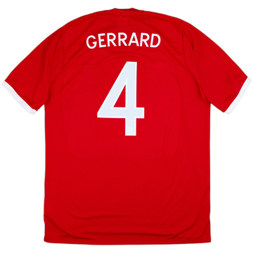 2010-11 England Away Shirt Gerrard #4 - 8/10 - (XL)