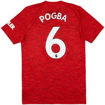 2020-21 Manchester United Home Shirt Pogba #6 - 9/10 - (S)