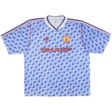 1990-92 Manchester United Away Shirt - 8/10 - (L/XL)