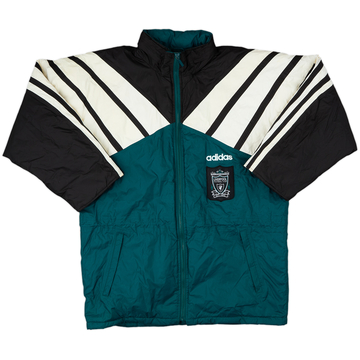 1995-96 Liverpool adidas Padded Bench Coat - 8/10 - (L)