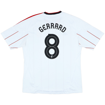 2010-11 Liverpool Camiseta de visitante Gerrard #8 - 5/10 - (XL)