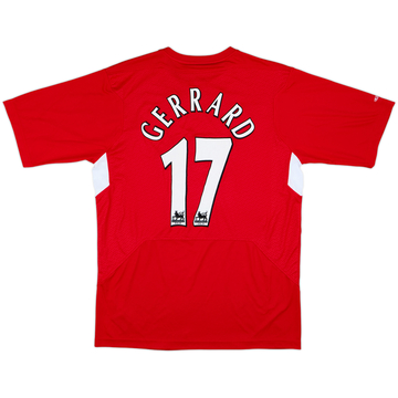 2004-06 Liverpool Home Shirt Gerrard #8 - 6/10 - (M)