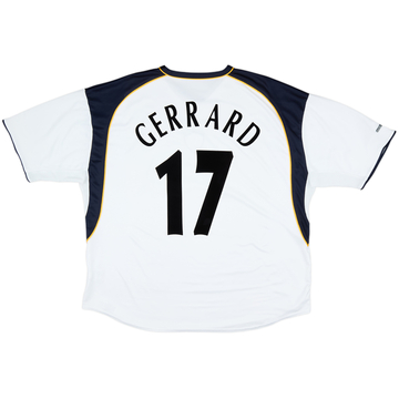 2001-03 Liverpool Away Shirt Gerrard #17 - 7/10 - (XXL)