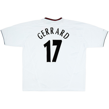 2003-04 Liverpool Away Shirt Gerrard #17 (XXL)