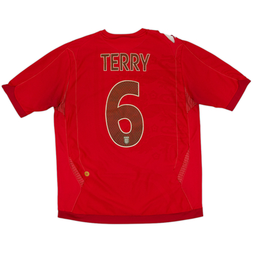 2006-08 England Away Shirt Terry #6 - 5/10 - (L)