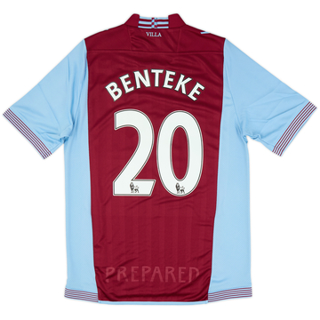 2013-14 Aston Villa Home Shirt Benteke #20 (S)