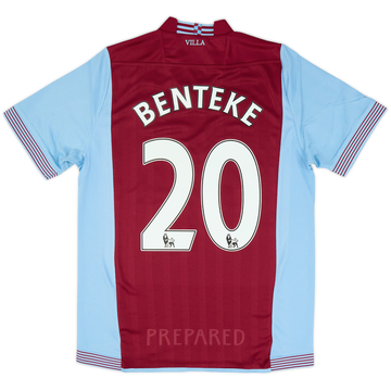 2013-14 Aston Villa Home Shirt Benteke #20 (XL.Boys)