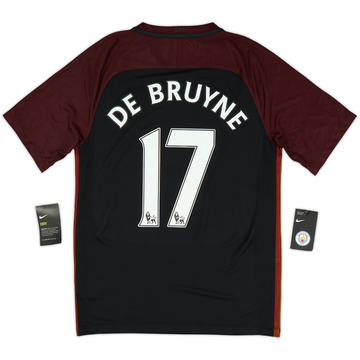 2016-17 Manchester City Away Shirt De Bruyne #17 (S)