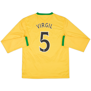 2013-14 Celtic Away L/S Shirt Virgil #5 - 9/10 - (M)