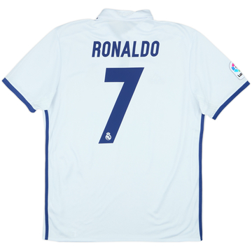 2016-17 Real Madrid Home Shirt Ronaldo #7 - 7/10 - (L)