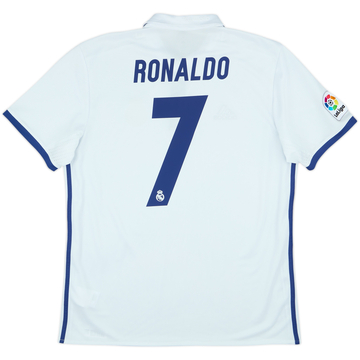 2016-17 Real Madrid Home Shirt Ronaldo #7 - 7/10 - (L)