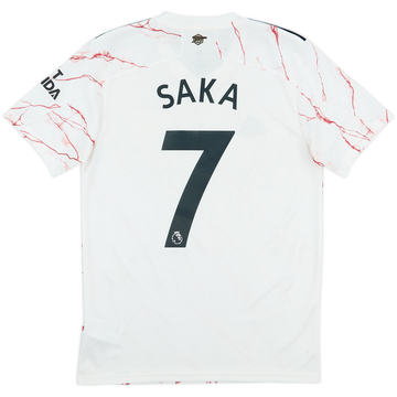 2020-21 Arsenal Away Shirt Saka #7 - 8/10 - (S)