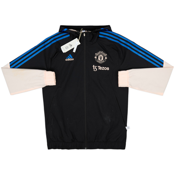 2022-23 Manchester United adidas Hooded Rain Jacket (S)