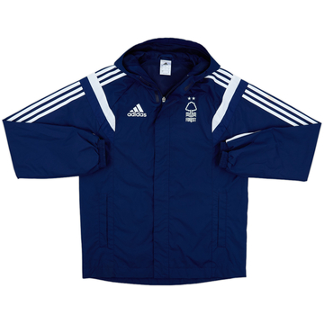 2014-15 Nottingham Forest adidas Hooded Track Jacket - 8/10 - (S)