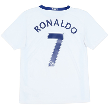 2008-10 Manchester United Away Shirt Ronaldo #7 - 7/10 - (XL.Boys)