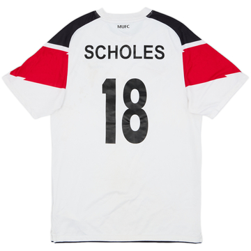 2010-12 Manchester United Away Shirt Scholes #18 - 8/10 - (S)