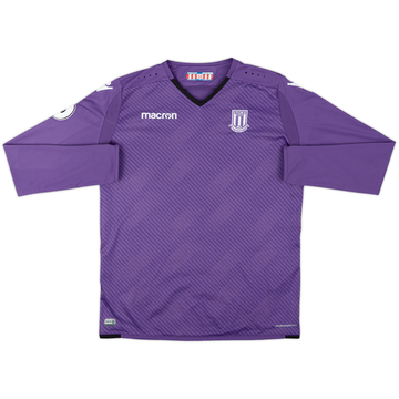 2017-18 Stoke City GK Shirt - 9/10 - (XL.Boys)