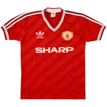 1986-88 Manchester United Home Shirt - 6/10 - (S)