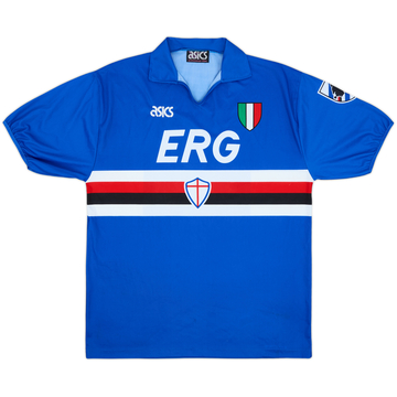 1991-92 Sampdoria Home Shirt - 8/10 - (XL)