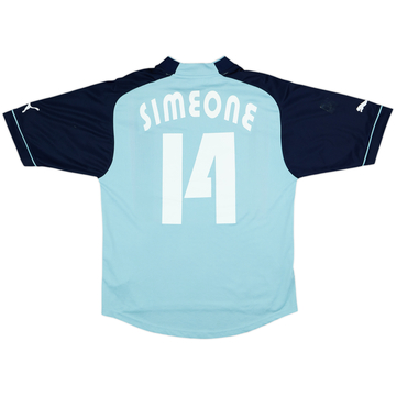 2002-03 Lazio Third Shirt Simeone #14 - 8/10 - (L)