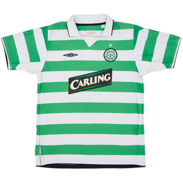 2004-05 Celtic Home Shirt - 8/10 - (M.Boys)