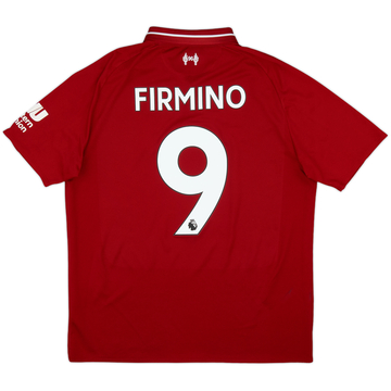 2018-19 Liverpool Home Shirt Firmino #9 - 8/10 - (M)