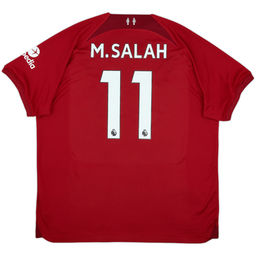2022-23 Liverpool Home Shirt M.Salah #11 - 7/10 - (XL)