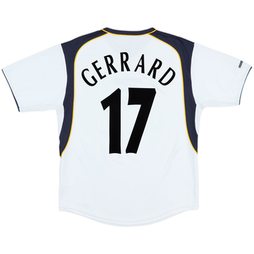 2001-03 Liverpool Away Shirt Gerrard #17 - 7/10 - (L)