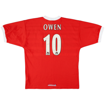 1998-00 Liverpool Home Shirt Owen #10 - 6/10 - (L)