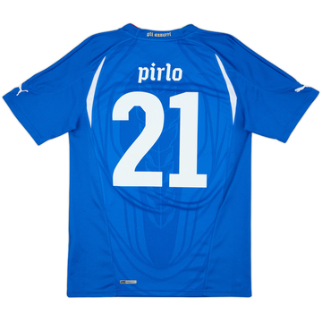 2010-12 Italy Home Shirt Pirlo #21 - 8/10 - (M)