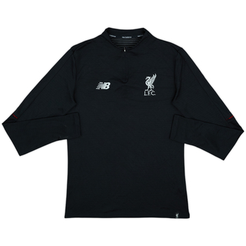 2017-18 Liverpool New Balance 1/4 Zip Drill Top - 8/10 - (S)