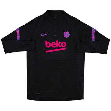 2021-22 Barcelona Player Issue Nike 1/4 Zip Drill Top - 8/10 - (L)